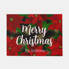 Tapete Feliz Natal - Poinsettias Vermelhas