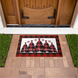 Tapete Feliz Natal xadrez Árvores de Natal Natal Natal Na