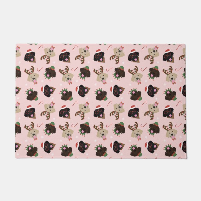 Tapete Feliz Pawlidays Labrador Retriever Cães (Frente)