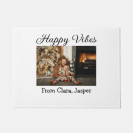 Tapete Feliz vibes crianças foto de Natal da família Conv
