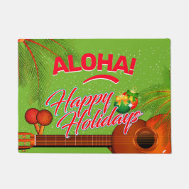 Tapete Felizes feriados ALOHA com Ukulele e Palm