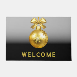 Tapete Feriado de Ornamento Dourado