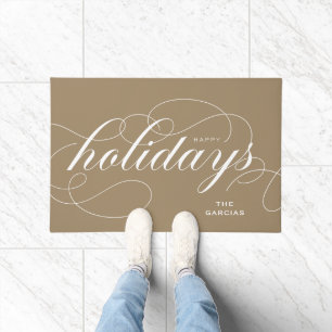 Tapete Feriados Felizes e Elegantes de Script Flourish Do