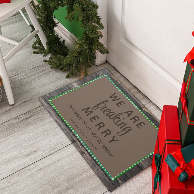 Tapete Férias Divertidas (Holiday Funny Fun Doormat)