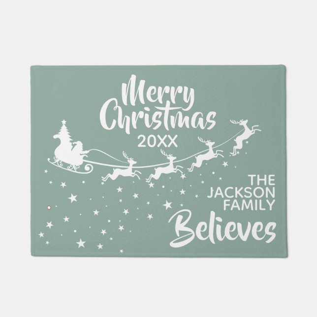 Tapete Férias dos Papais noeis de Natal (Frente)