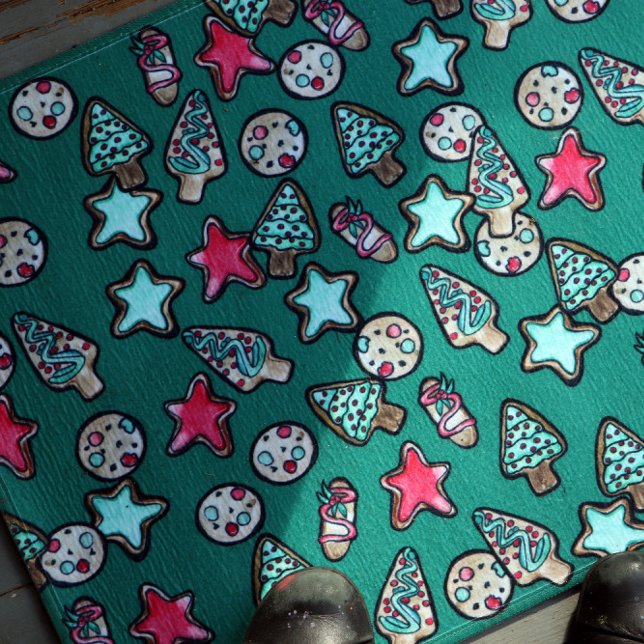 Tapete Férias Férias de Natal Férias Cookie Festa Baking (Criador carregado)