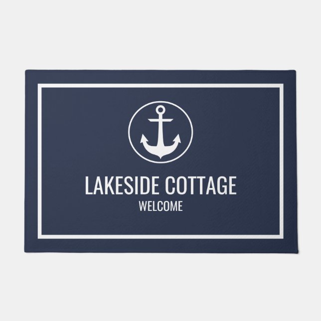 Tapete Férias Rental Marinho Anchor Airbnb Náutico (Frente)