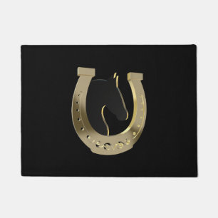 Tapete ferradura ouro