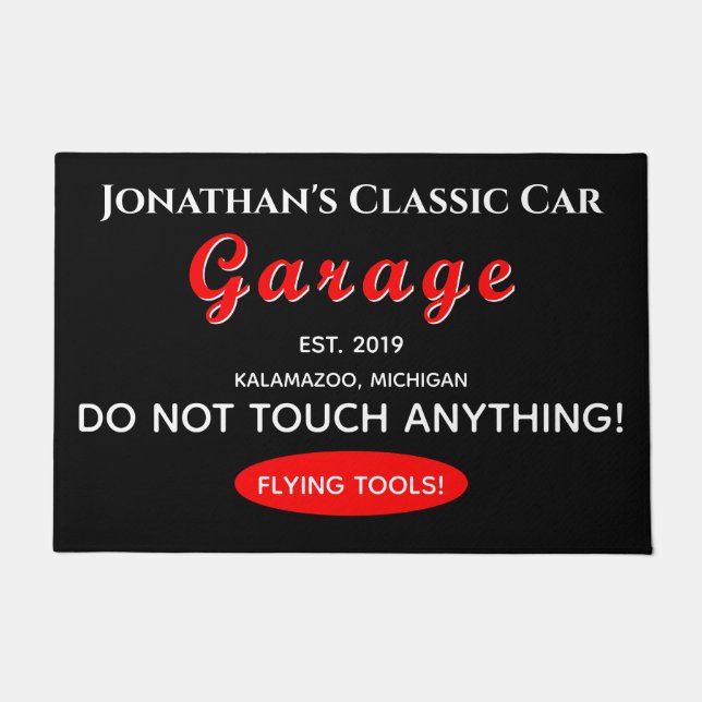 Tapete Ferramentas de Voo Mecânico de Garagem de Portas (Frente)