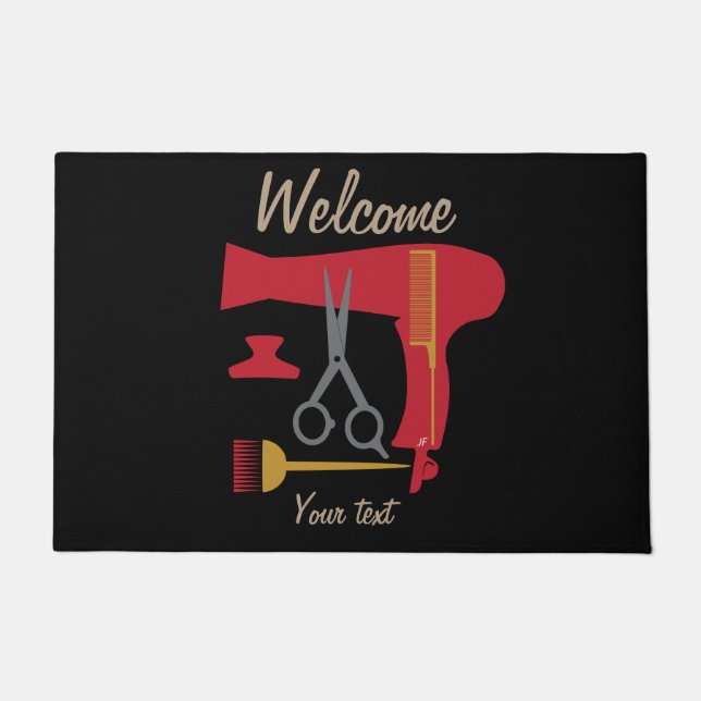 Tapete Ferramentas dos penteados (Frente)