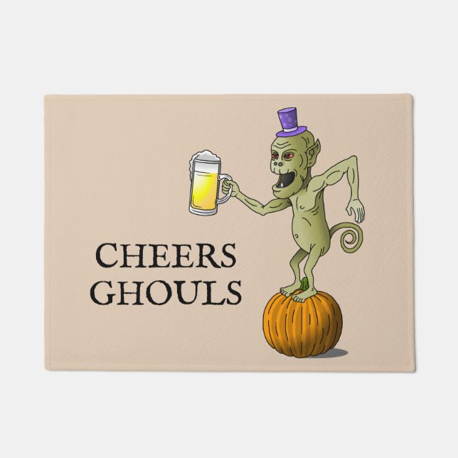 Tapete Festa de Halloween de Cheers Ghouls (Frente)