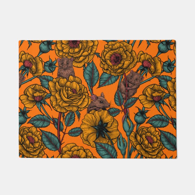 Tapete Festa de ratos retrorreflectores (Frente)