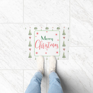 Tapete Festive Merry Christmas Door Mat