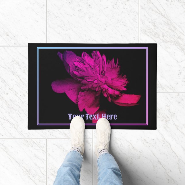 Tapete Fiery Peony Flower Personalizada (Interior)