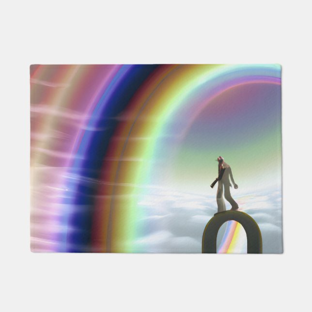 Tapete Figura Misteriosa no Stargate Inter-Dimensional (Frente)