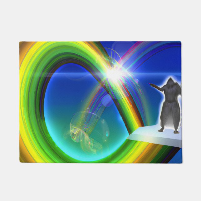 Tapete Figura Misteriosa no Stargate Inter-Dimensional (Frente)