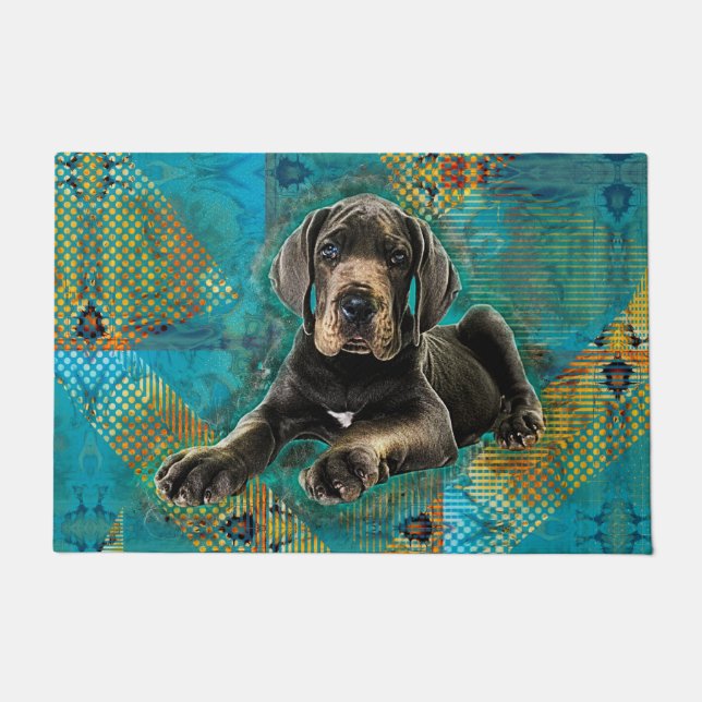 Tapete Filhote de cachorro de great dane (Frente)