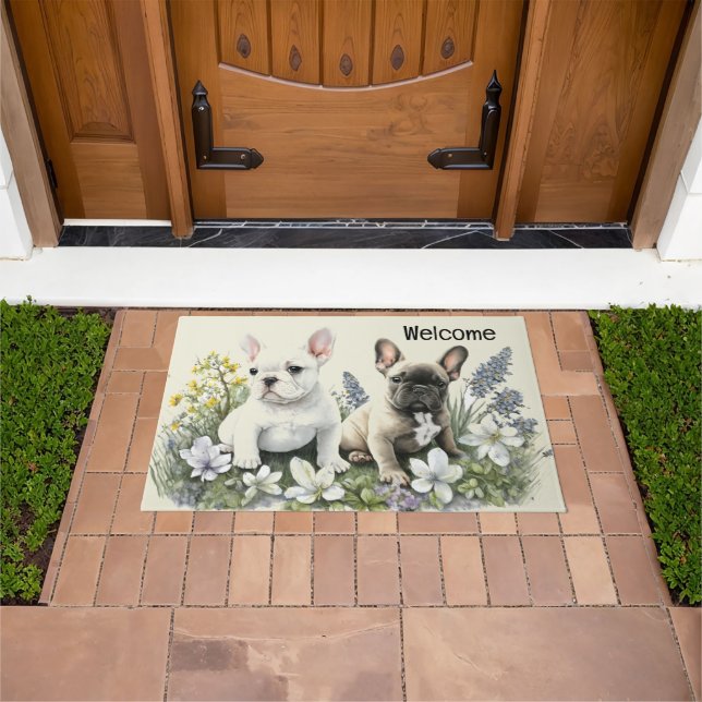 Tapete Filhotes Frenchie (Ar livre)