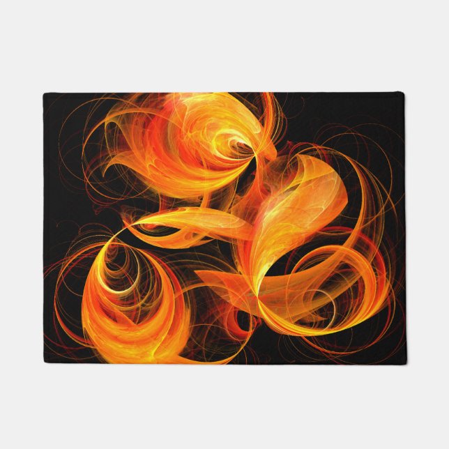 Tapete Fireball Abstrato Art (Frente)