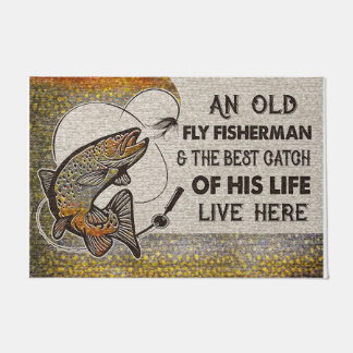 Tapete Fishing Doormat, Welcome Mat, Outdoor/Indoor 