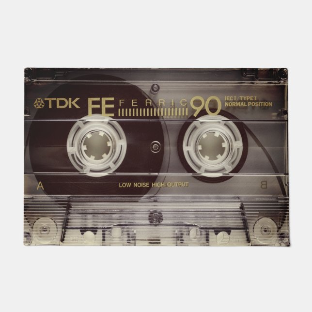 Tapete Fita Cassete Vintage (Frente)