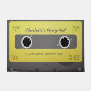 Tapete Fita de Música Retroativa Personalizada