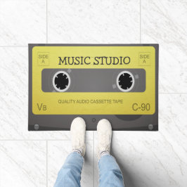 Tapete Fita de Música Retroativa Personalizada