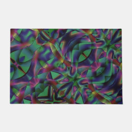 Tapete Fitas intertecidas de cor escurecida