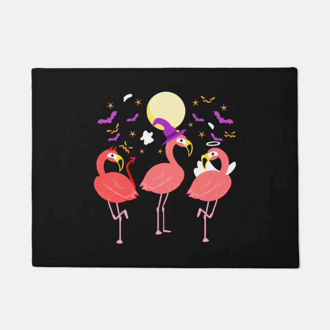 Tapete Flamingo Halloween (Frente)