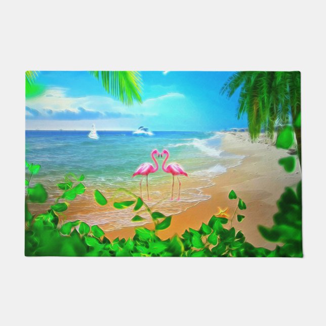 Tapete Flamingo Love (Frente)