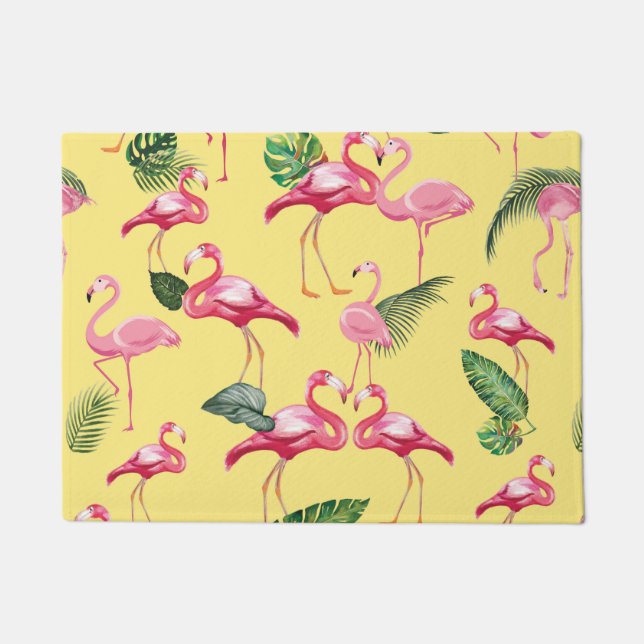 Tapete Flamingos Love Patterno 3 (Frente)