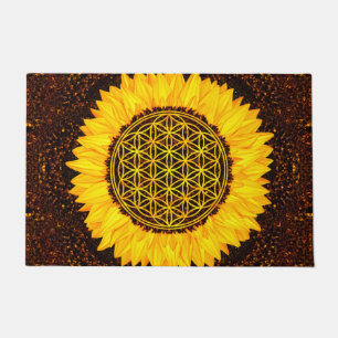 Tapete Flor da vida - girassol #2