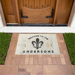 Tapete Flor de lis francesa CustomWelcome das coisas
