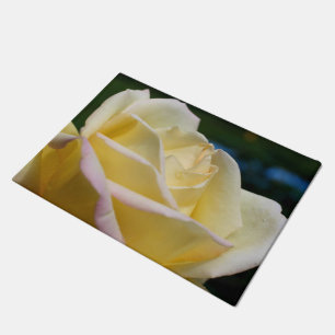 Tapete Flor de Rosebud Amarelo