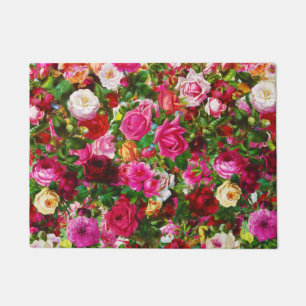 Tapete Flor Rosa de Jardim do Elegante