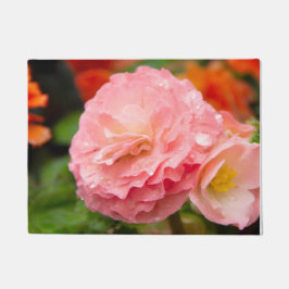 Tapete Flor rosa delicada após a chuva