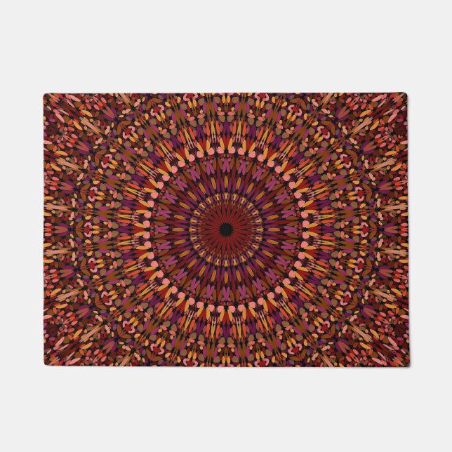 Tapete Floral Brown Mandala Design- 48566 (Frente)