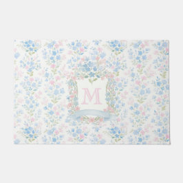 Tapete Floral Monograma Personalizada Grandmillennial