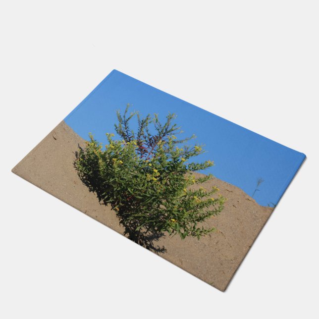 Tapete Flores Amarelas Na Areia Floral (Inclinado)