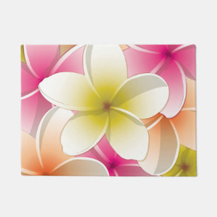 Tapete Flores Brilhantes Frangipani/ Plumeria