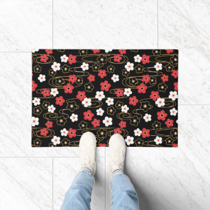 Tapete Flores de Flor de Flor de Cereja Black Sakura no J