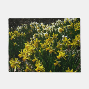 Tapete Flores de primavera de Daffodils Amarelos e Branco