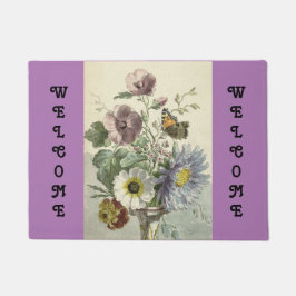 Tapete Flores E Porta-Borboletas