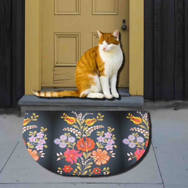 Tapete flores húngaras - cores vibrantes (Criador carregado)