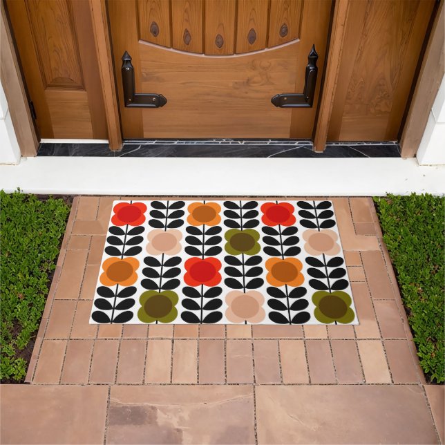 Tapete Flores Retro Cheerful Stem, Tomate Pink (Ar livre)