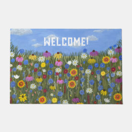 Tapete Flores selvagens com margaridas