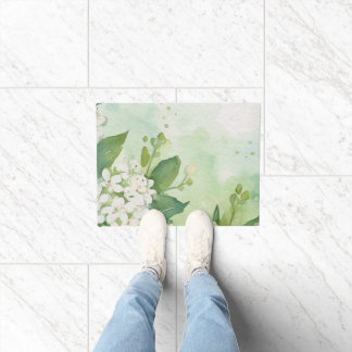 Tapete Flores Verde Modernas Aquarela & personalizar