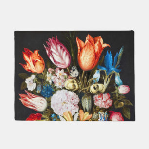 Tapete Flores Vintage em um Vidro por Ambrosius Bosschaer