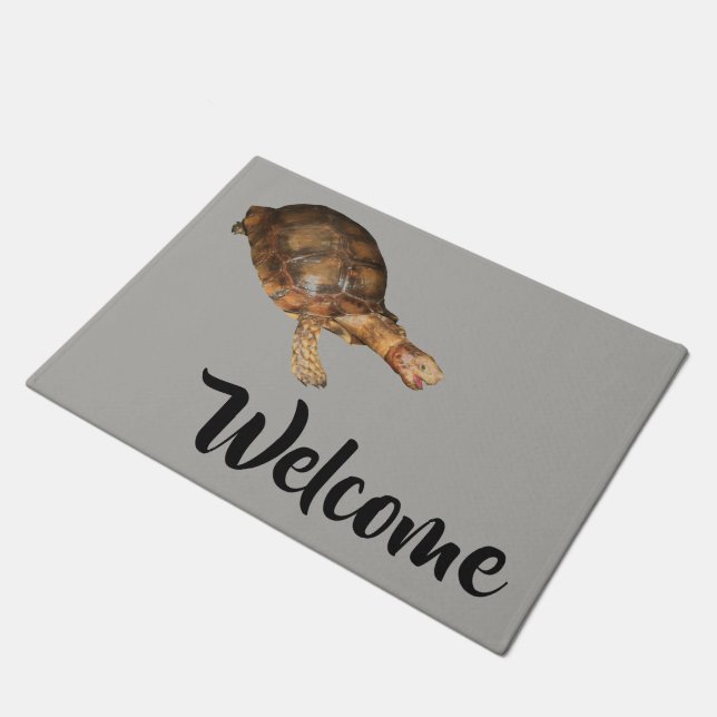 Tapete Floresta Asiática Tortoise - Boas-vindas (Inclinado)