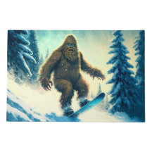 Floresta de Pinheiros Sasquatch Bigfoot Shaggy Sno